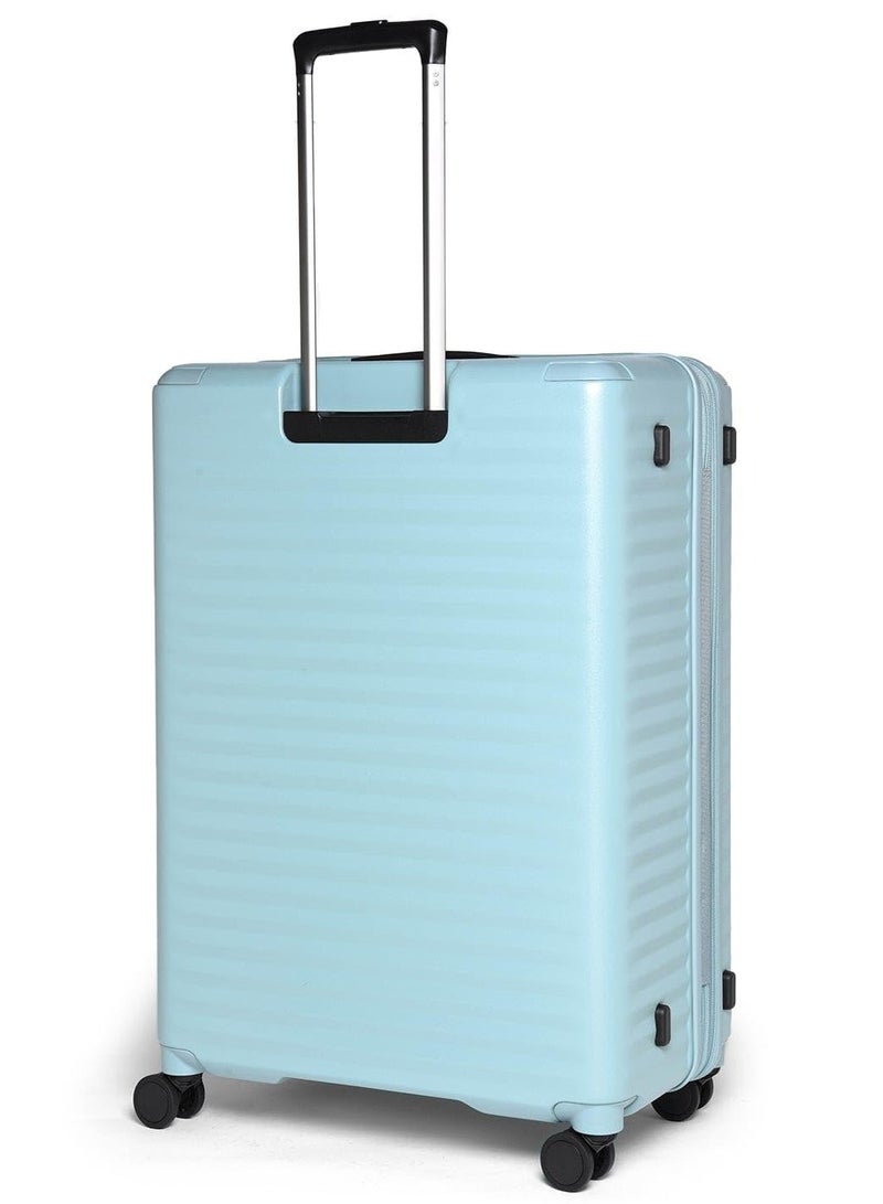 Echolac Celestra 75 Cm Hardcase 4-Double Wheeled Expandable Check-In Luggage Trolley - Slate Blue - Image 3